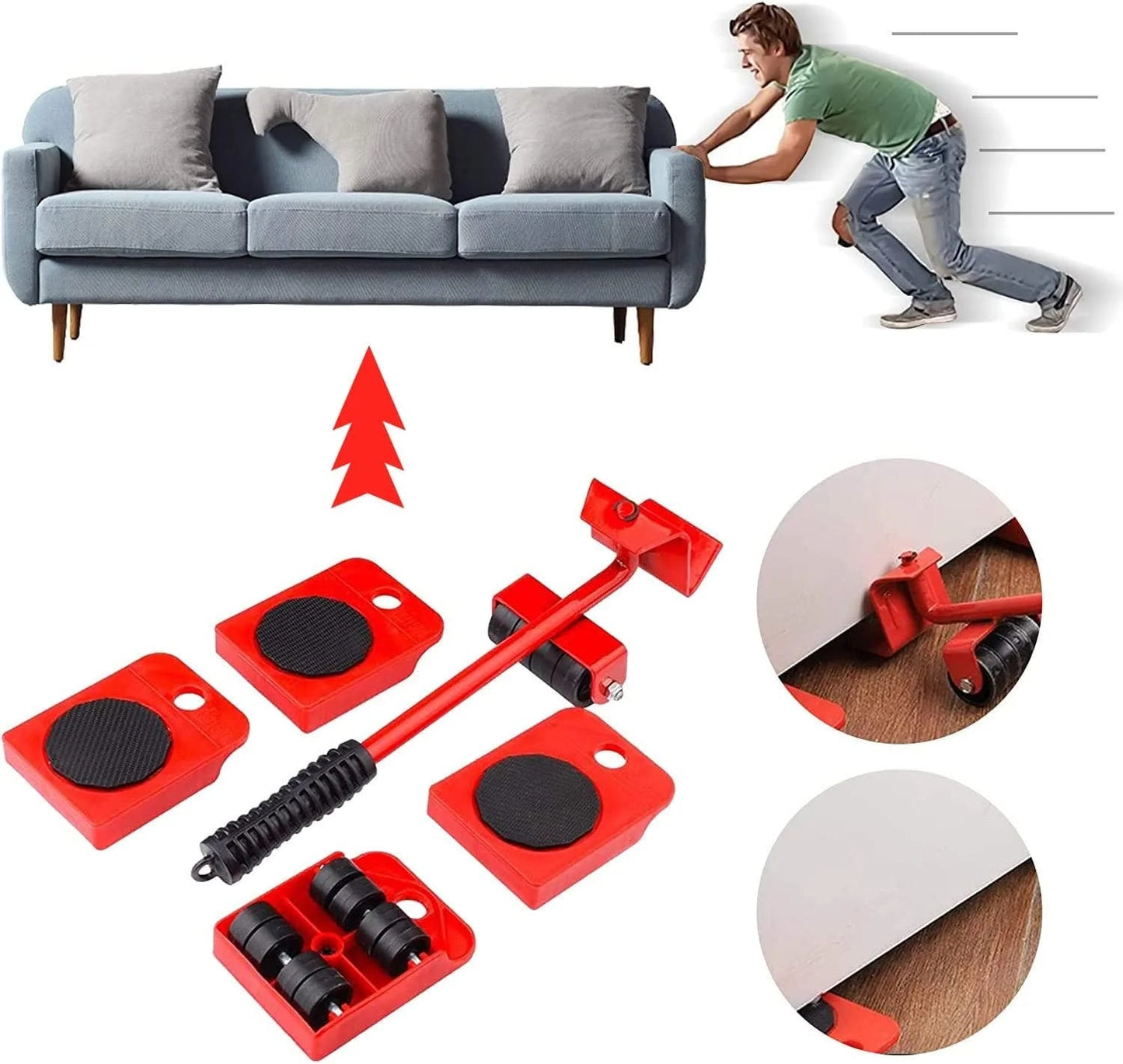 Kit Para Mover Muebles Pesados